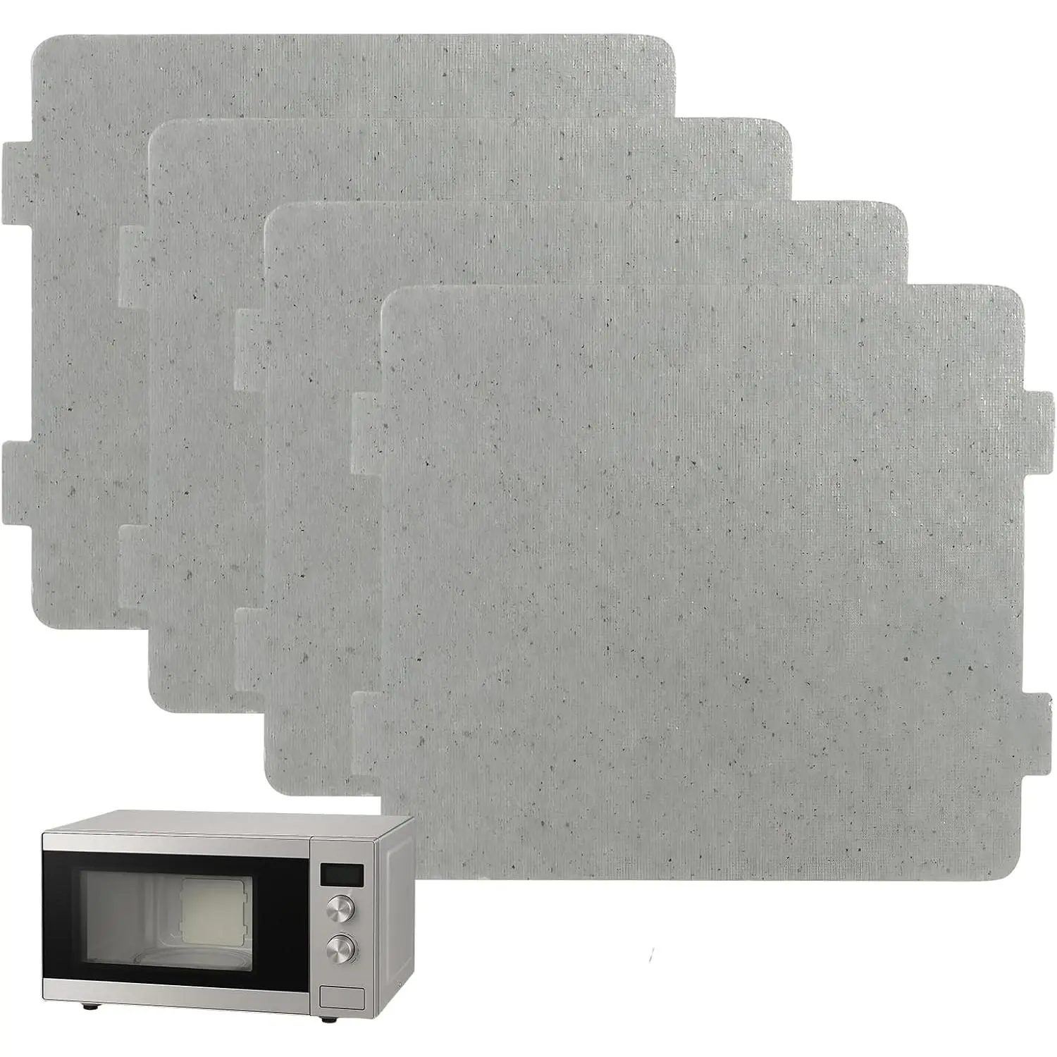 4 PCS Waveguide Cover, Microwave Wave Guide Cover Replacement, Universal Mica Sheets for Microwaves Oven & Toasters, Easily Cut to Fit