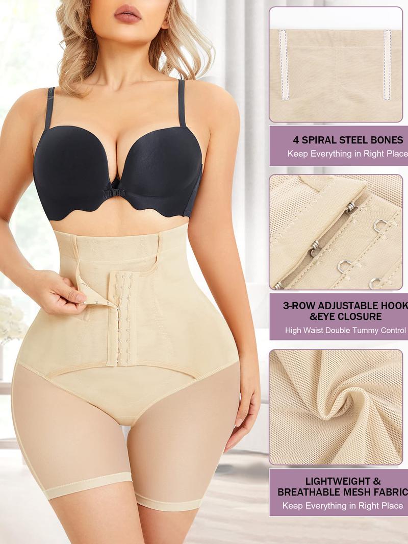 Women's High Waist Shapewear Shorts, Breathable Comfortable Shaper, High Stretch Shapewear Bottoms for Daily Wear