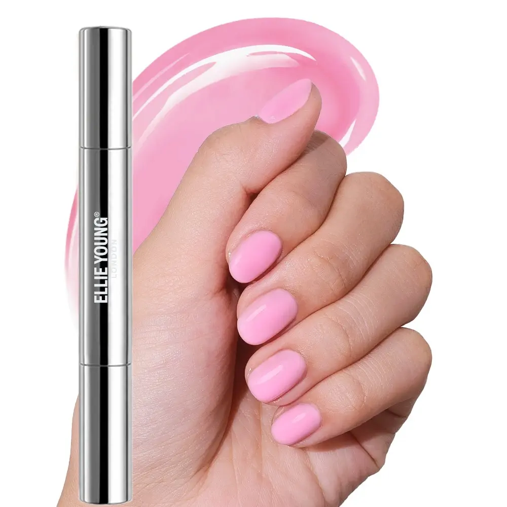 [ Cherry Blossom ] ELLIE YOUNG One-Step Gel Polish Pen, No Base or Top Coat Needed, UV/LED Gel Polish, Salon-Quality Nails at Home,Pocket Salon, Nail Polish