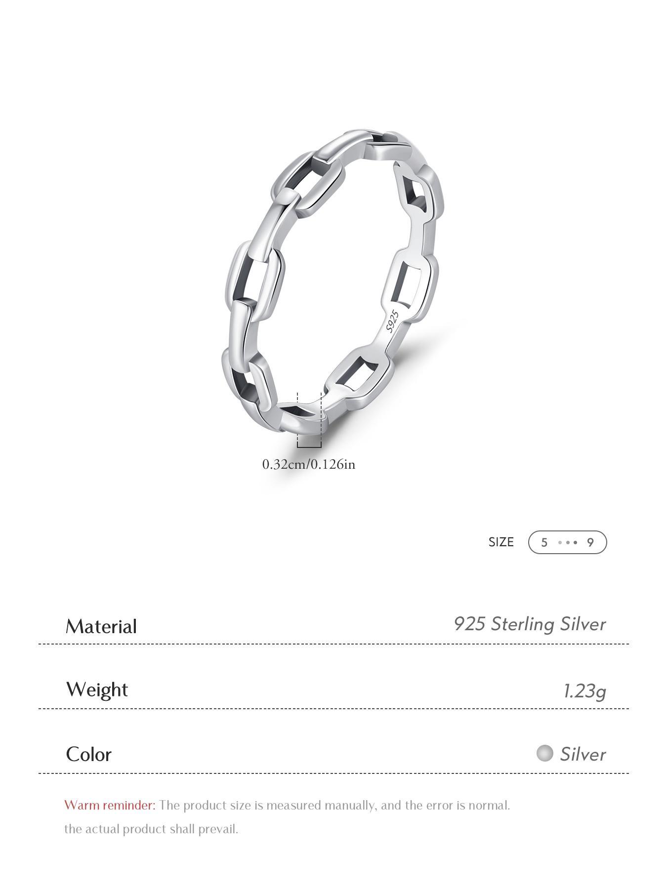 S925 Sterling Silver Fashion Hollow Out Design Ring, Vintage Stackable Party Fine Jewelry for Women, Trendy All-match & Exquisite Jewelry for Birthday Gift