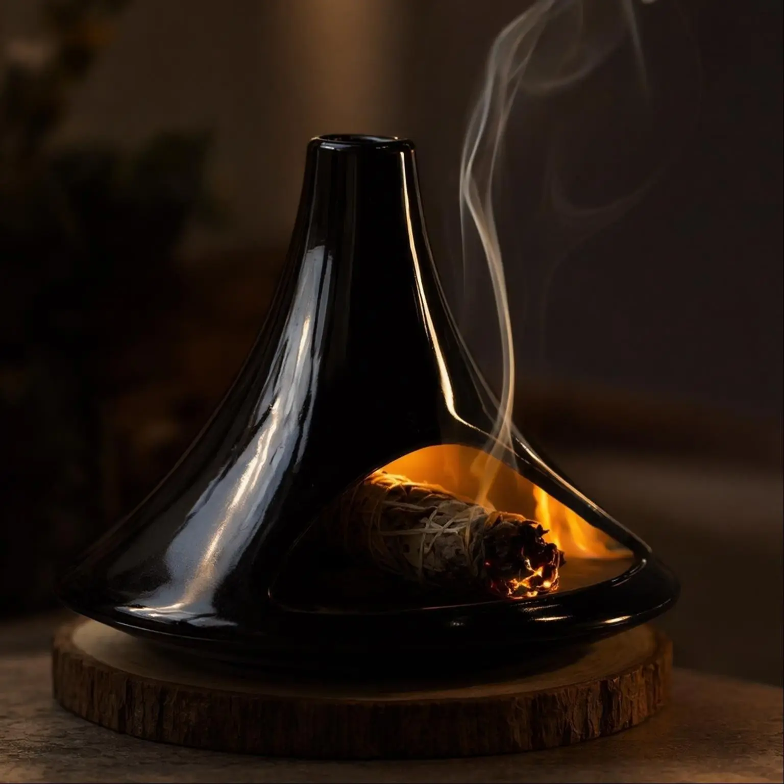 Elegant Ceramic Burner, Bakhoor Burner, Incense Holders, Minimalist Zen Design for Sticks Cones and Holy Wood, Ideal for Meditation and Aromatherapy, Aromatherapy Scent Diffuser