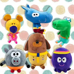 2026 hot item HOT SALE Hey Dog Teacher Plush Toy Cartoon Dogs Soft Stuffed Animals Archie Kindergarten Doll Pillow Birthday Christmas Gift