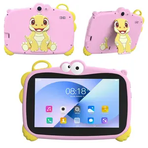 7-Inch Kids Tablet Android, Dual Cameras, WiFi & Bluetooth-compatible, Shockproof Case, Parental Control, Ideal Gift, Touchscreen Tablet