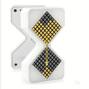Gravity Sensing LED Hourglass Timer-Adjustable 1–30 Min Countdown, Digital Kitchen & Desk Decor Gift