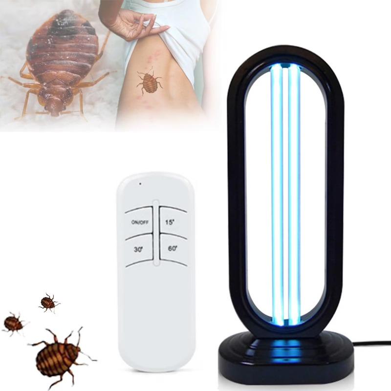 UV-Multi-Function Haloclean, Cleans The Bedbugs and Provides Lighting,Spaces up to 430 Square,for Home School,With Button,Prevents Remote Loss And Uselessness