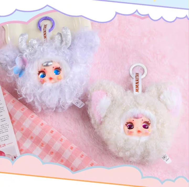 MM-Suger-Baby Sweetheart Cute Mirror Series Plush Blind Box,Holiday Gift Mystery Box for Girls,Decoration Bag&Desk&Home&Office-Random Style