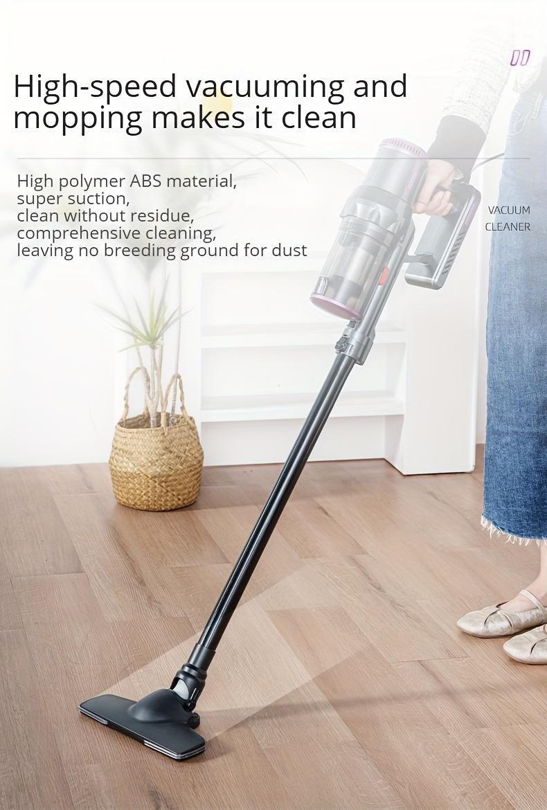 Compact And Lightweight Upright Vacuum Cleaner, Equipped with Multiple Suction Head Attachments, Offering a Powerful Suction of Up to 18000PA, Ideal for Carpets, Hard Surfaces, And Pet Hair