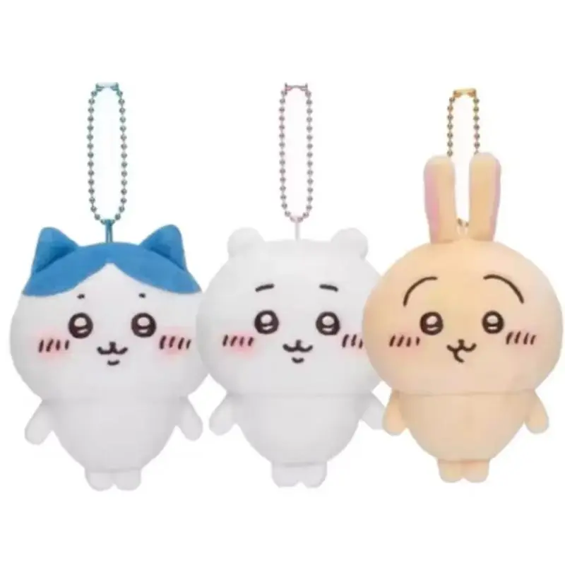 Cartoon Usagi Hachiware Usachi Soft Stuffed Animal Keychain Pendant - Anime Character Chibi Style Kawaii Pajama Theme Gift, In-Stock Collectible Toy (Cartoon Stuffed Toys Category), Anime Character Plush Stuffed Toys