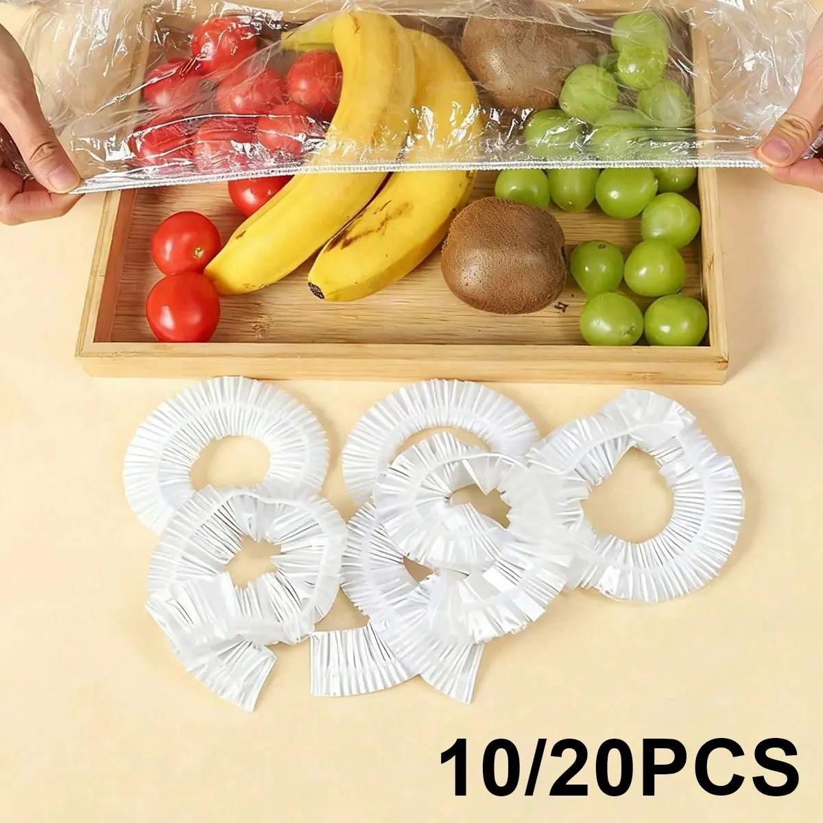 Food Storage Film Covers, Kitchen Food Cover, Dust-Proof Bread Cover, Plastic Packaging Film, Pe Film Bag, Home Use, 10/20 Pieces