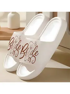 1 pair of unisex slippers, new style slippers, bridal-themed diamond pattern slippers, indoor/outdoor slippers, holiday gift slippers, women's home slippers, room slippers, birthday gift slippers, casual slippers, bathroom slippers