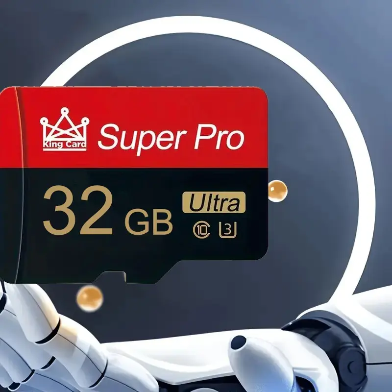 Micro SD Memory Card with Adapter, Micro TF Storage Card for Car Entertainment Screen, Compatible with Outdoor Cameras, Phones, Laptops