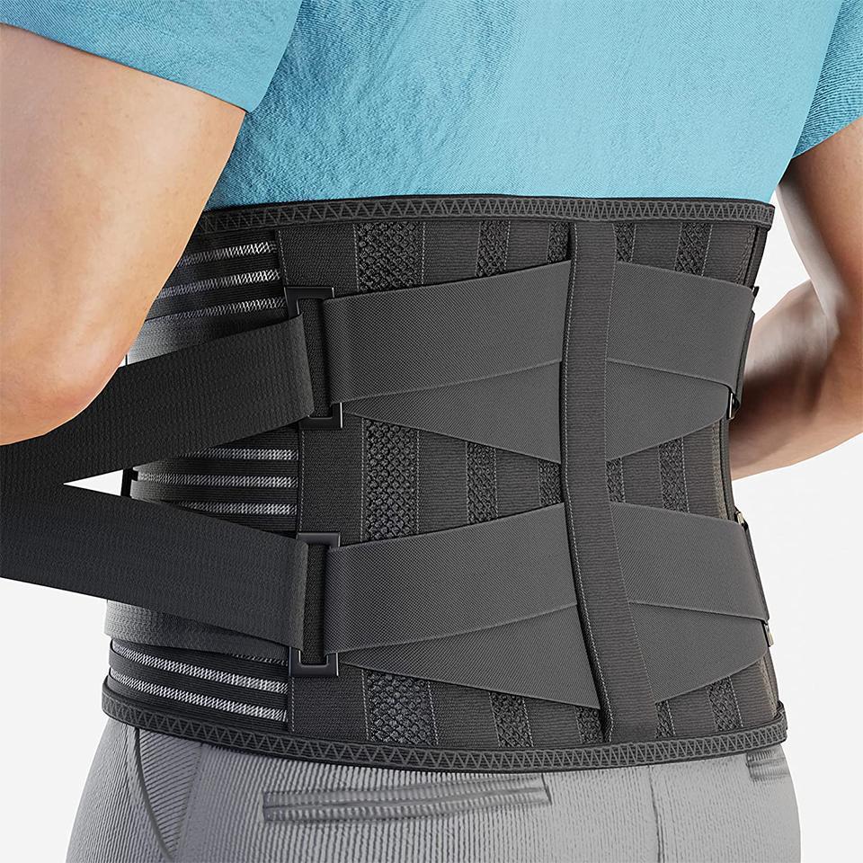 Back Braces for Lower Back Waist Belt with 6 Stays Breathable Lumar Belt for Men Women Work Waist Girdle Support Healthcare SpringStatements