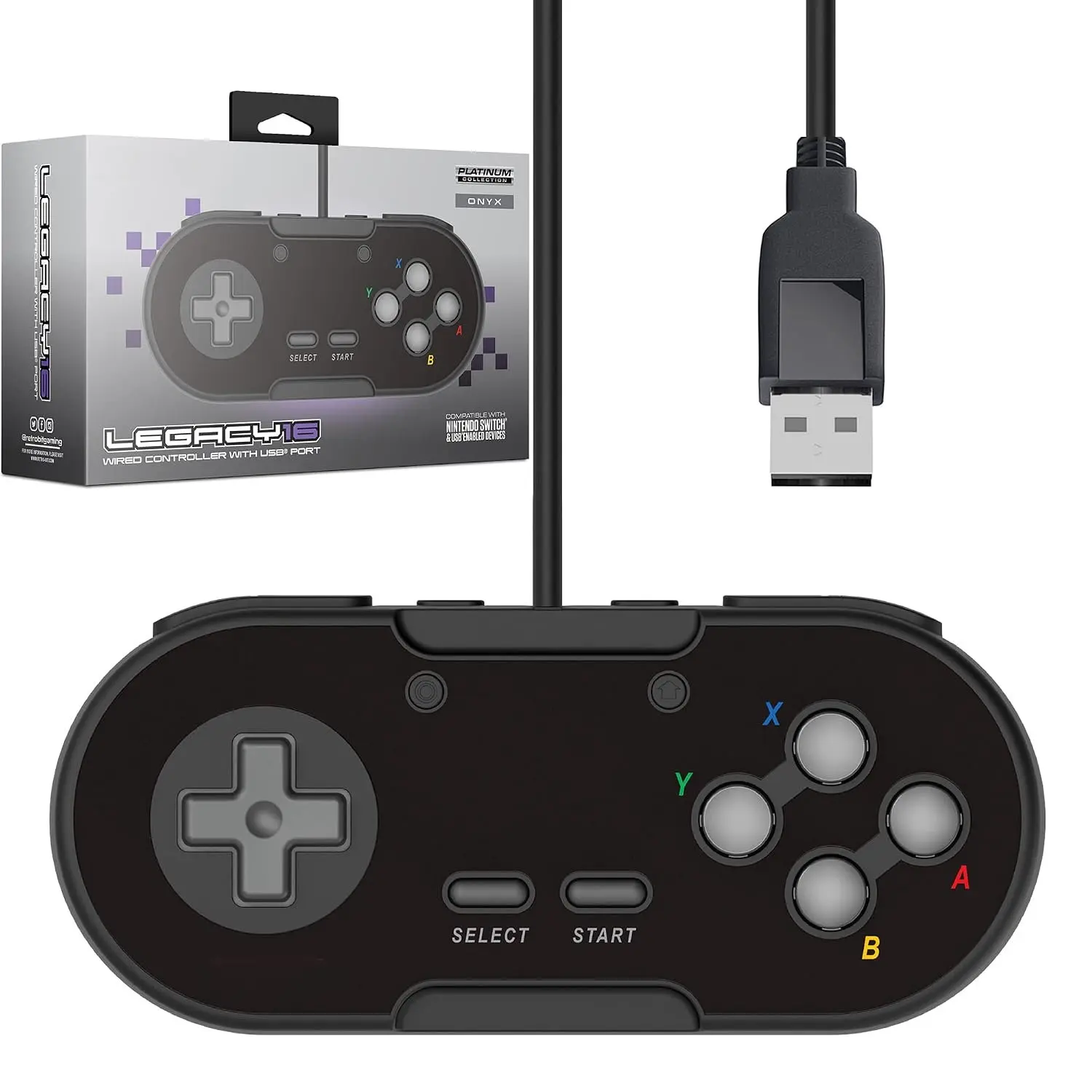 16 Wired USB Controller - (Onyx)
