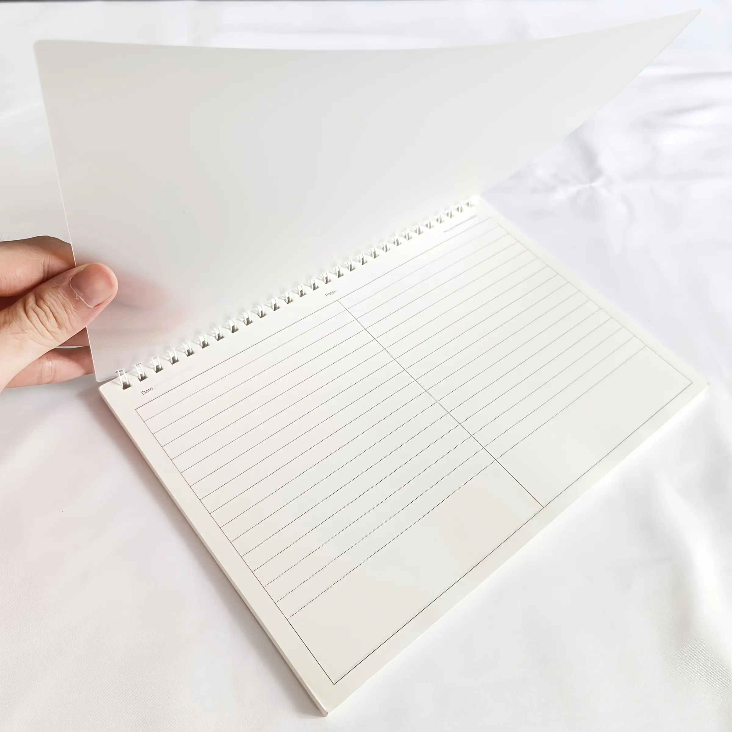 B5 Spiral Notebook, Thick Paper, Sectioned Design, Ideal for University Exam Review, Learning Notes, Error Correction, PVC Cover, 120 Pages, Composition Notebook