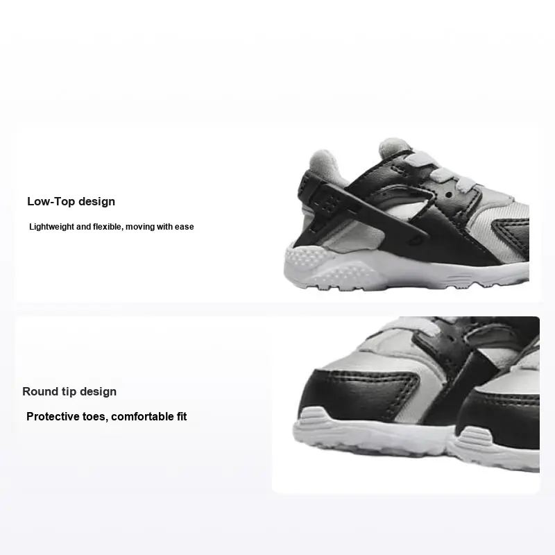 Nike Huarache Run TD 'Black Neutral Grey' 704950-044