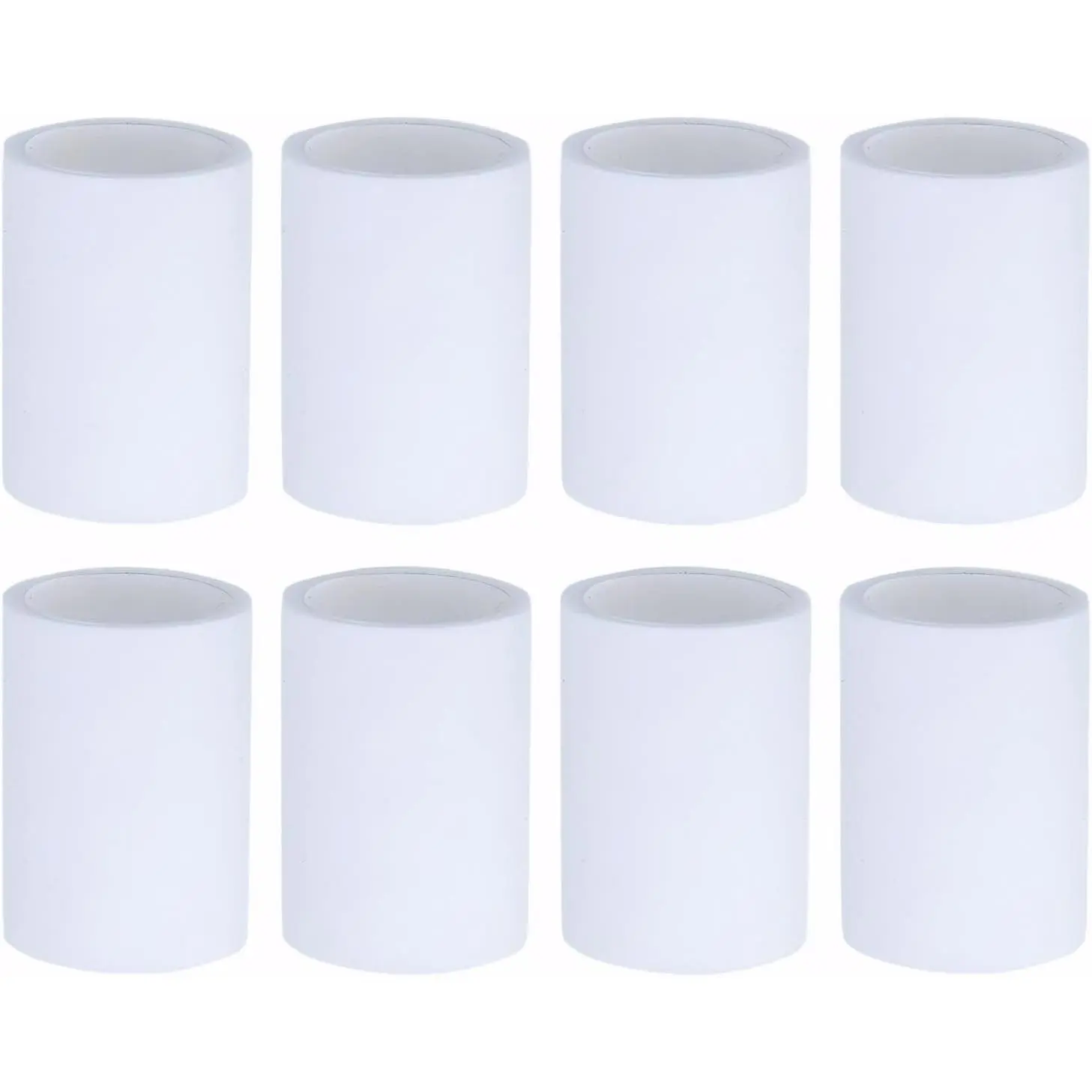 8-Count Cylindrical PP Faucet Water Filter Cartridges Bulk Set, Synthetic Material, Chlorine Removal, Heavy Metal Reduction, Fluoride Filter, Taste Improvement, Fits Faucet Extenders for Kitchen & Bathroom