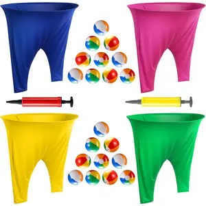 Granny Pants Yard  Sets,4PCS Granny Pants Family Party Outdoor  with Bouncy Balls for Adults and ,The Family Reunion  Backyard Party
