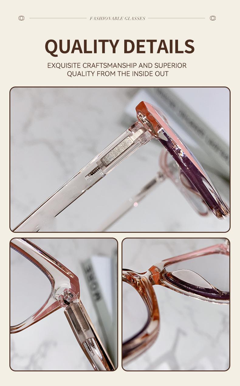 Transparent Frame l Reading Glasses for Women Men Fashion Progressive Anti Blue Light Presbyopia Glasses