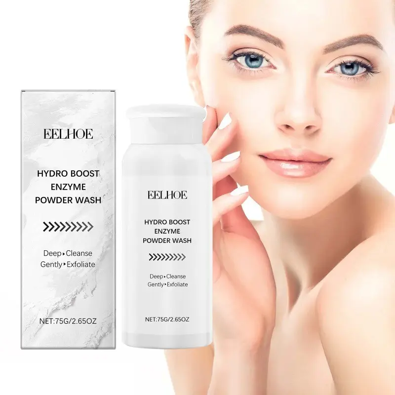 Enzyme Face Powder Wash Exfoliate Skin Oil Control Cleansing Clean Facial Pores Remove Blackheads Pimples Acne Gentle Refreshed Enzyme Face Cleanses Flour