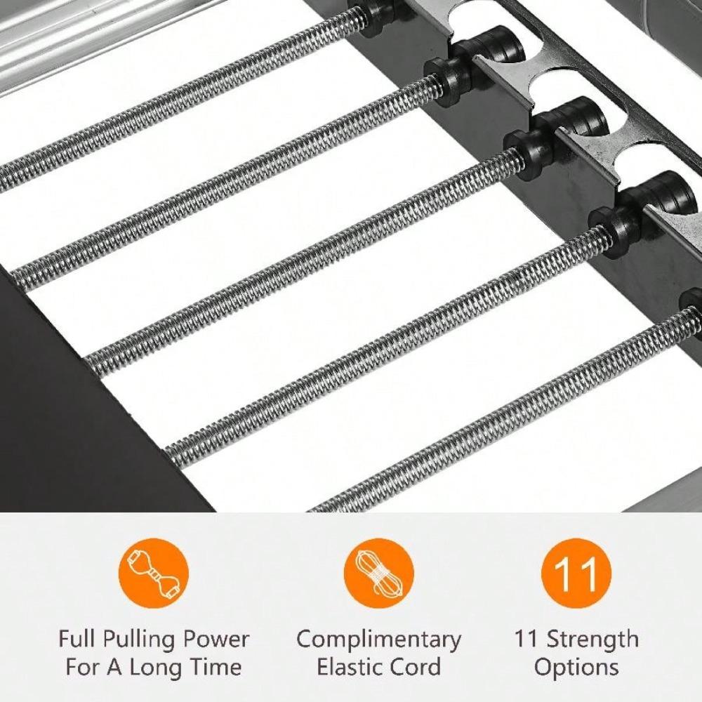 Pilates Reformer Machine, Indoor Pilates Reformer With High Strength Alloy Springs, Foldable Pilates Reformer For Home Gym