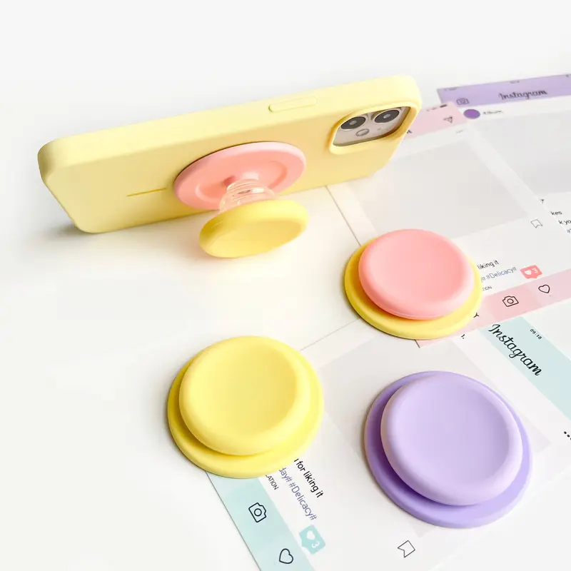MagSafe Silicone Pop Grip| Attaches directly to magnetic phones & magnetic cases, no sticky residue.Foldable design, comfortable hand hold