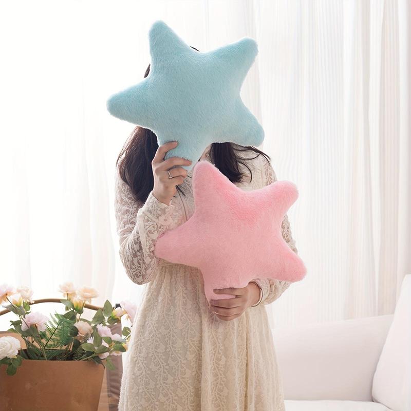 Star Shaped Plush Toy, Soft Stuffed Animal, 1 Count Soft Stuffed Star Pillow, Cute Cartoon Star Pillow for Home Decoration, Birthday Gift for Friends, Gift for Her, Men's Gift