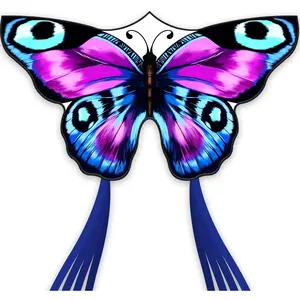 SGftre Colorful Butterfly Kite,Easy to Fly Large Outdoor Kite for Kids & Adults, Beach & Park Toys with Durable Nylon, Family Fun Activities