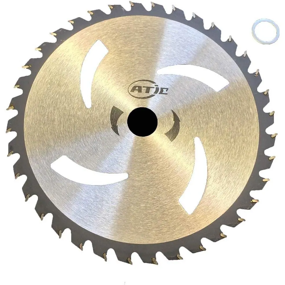 10" Carbide Tip Brushcutter Trimmer Weed Eater Brush with 40T, 1" or 20mm Arbor Washer, Brushcutters