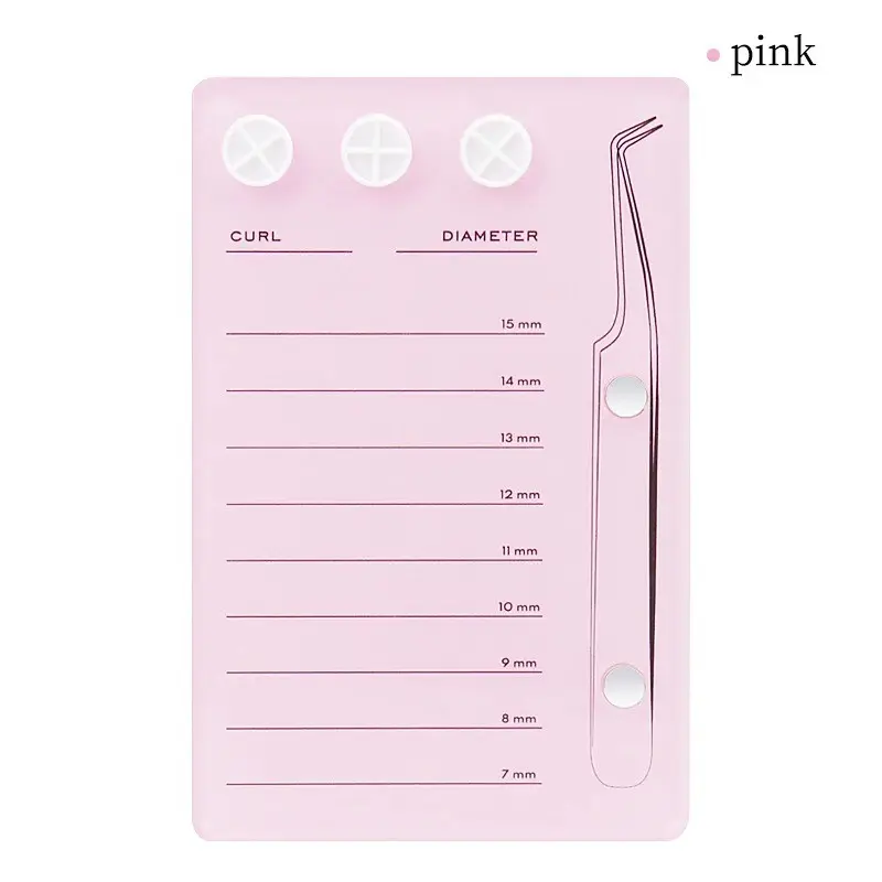 Acrylic Magnetic Eyelash Tray, Measuring Board, False Lash Display Stand, Eyelash Extension Tools, Professional Makeup Accessories