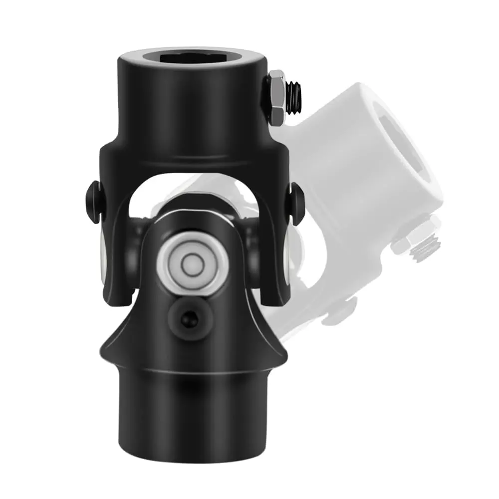 3/4" 36 Spline X 3/4" DD Steering Shaft U Joint Single Black  | Joint Coupling