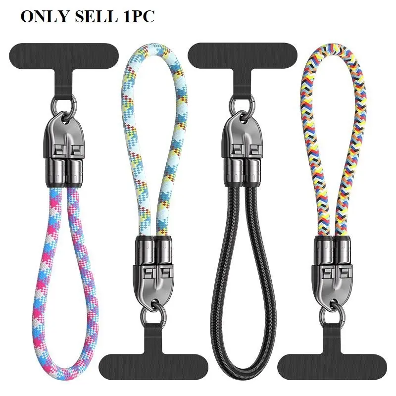 Type-C Lanyard Data Cable Support PD240W Fast Charging + Data Transfer Multifunctional Charging Cable Nylon Braided Rope Dual Type-C Mobile Phone Lanyard Data Cable Portable Fast Charging Data Sync Cable
