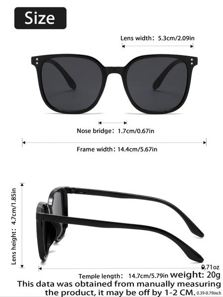 Set of 6 Unisex Stylish Oval Frame Lightweight Durable Sunglasses, Casual Vacation Eyewear for Daily Use, Versatile Summer Accessories for Men and Women