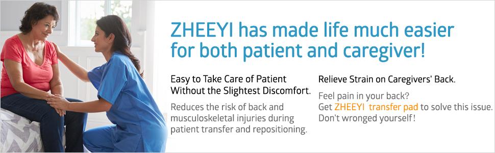 Multipurpose 48" x 40" Positioning Bed Pad with Reinforced Handles - Reusable & Washable Patient Sheet for Turning, Lifting & Repositioning --Sided Nylon, Pink