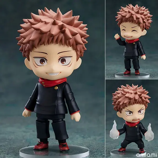 Jujutsu Kaisen Itadori Yuji Q-Version 1479 PVC-Free Action Figure, 10cm Collectible Toy with Box, Christmas Gift for Anime Fans