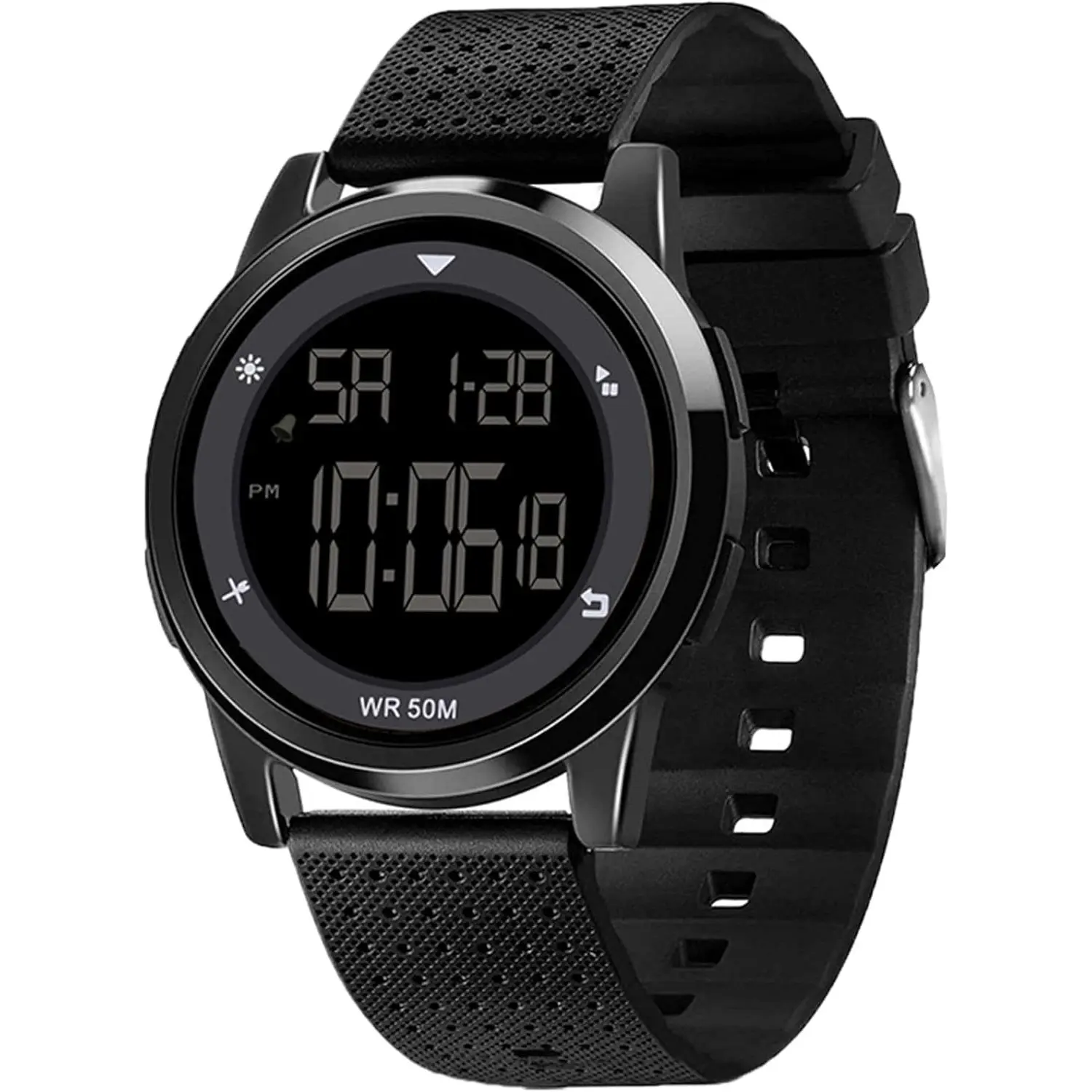 Digital Ultra-Thin  Watch, 5ATM Water Resistance, Unisex