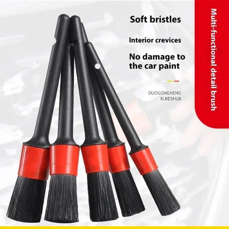 SZCH 5Pcs Air Conditioner Air Vent Cleaning Brush Set For Efficient Dust Removal On HVAC Vents And Narrow Space