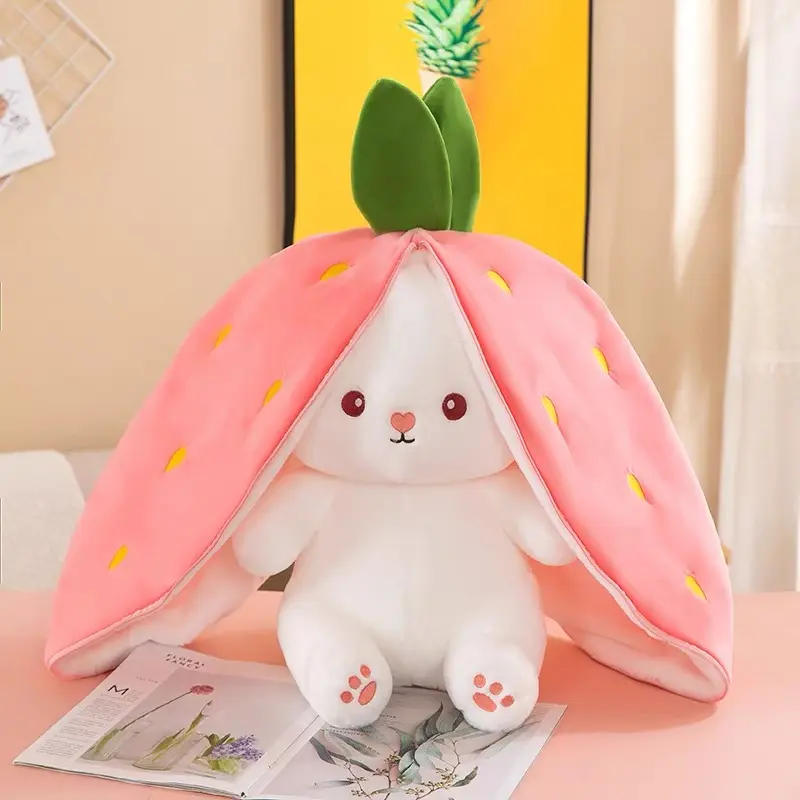 Strawberry Bunny Plush Toy Soft Kawaii Perfect for Cuddling Gifting or Decorating Your Bed Shelf Ultra Soft Fabric - Stuffed Animal Cute Strawberry Bunny Plush Toy Soft Kawaii Stuffed Animal Gift for Kids Girls Hug Pillow Bed comfort gifts squish mail A Strawberry Bunny Plush Toy Soft Kawaii Perfect for Cuddling Gifting or Decorating Your Bed Shelf Ultra Soft Fabric - Stuffed Animal Cute Strawberry Bunny Plush Toy Soft Kawaii Stuffed Animal Gift for Kids Girls Hug Pillow Bed comfort gifts squish mail A