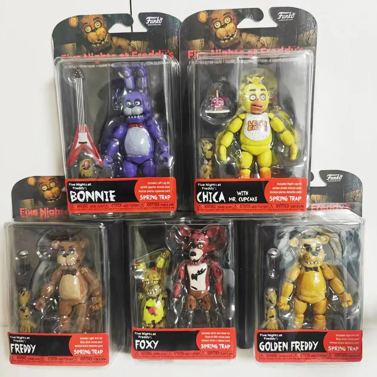 Bear's midnight harem five nights Bonnie/Freddy/Chica/Foxy Action Figure Model Toys Birthday Children's Gifts