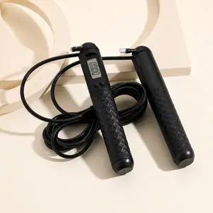 Digital fitness jump rope with calorie counter, jump rope with bearings and steel wire, suitable for both men and women, 118inch / 3m , fitness accessories, sports, gym, home workouts, jump rope machine
