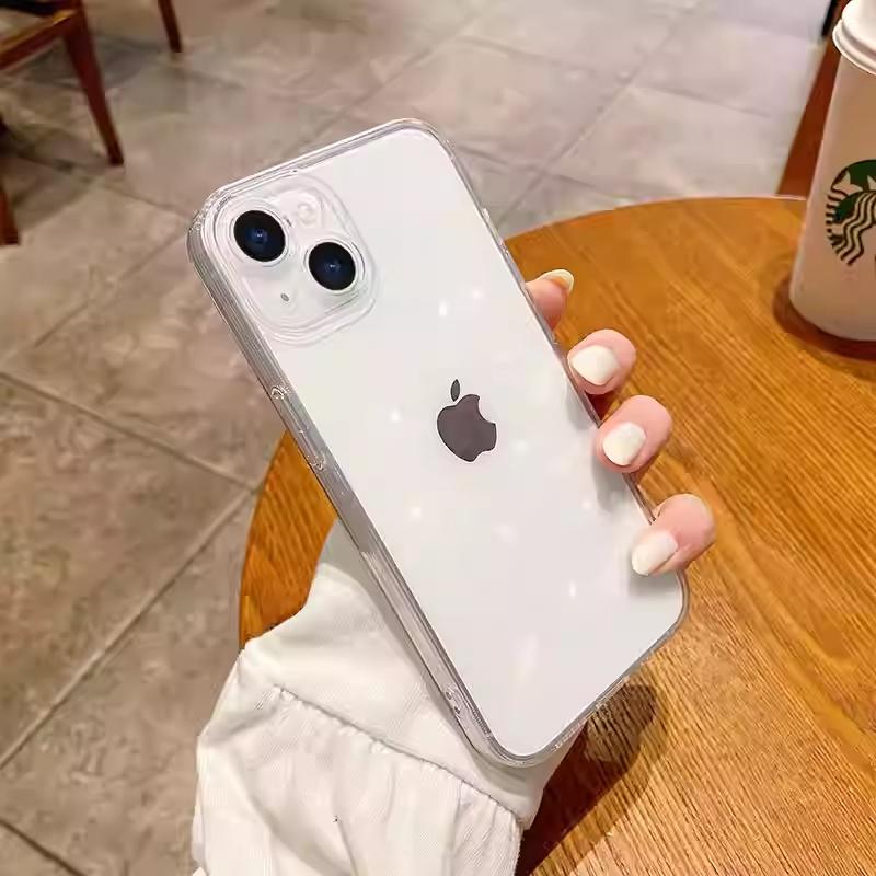 Ins Minimalist Transparent TPU Soft Silicone iPhone Case for All Models 13 14 15 16 17 Anti Drop Protection Ins Minimalist Transparent TPU Soft Silicone iPhone Case for All Models 13 14 15 16 17 Anti Drop Protection
