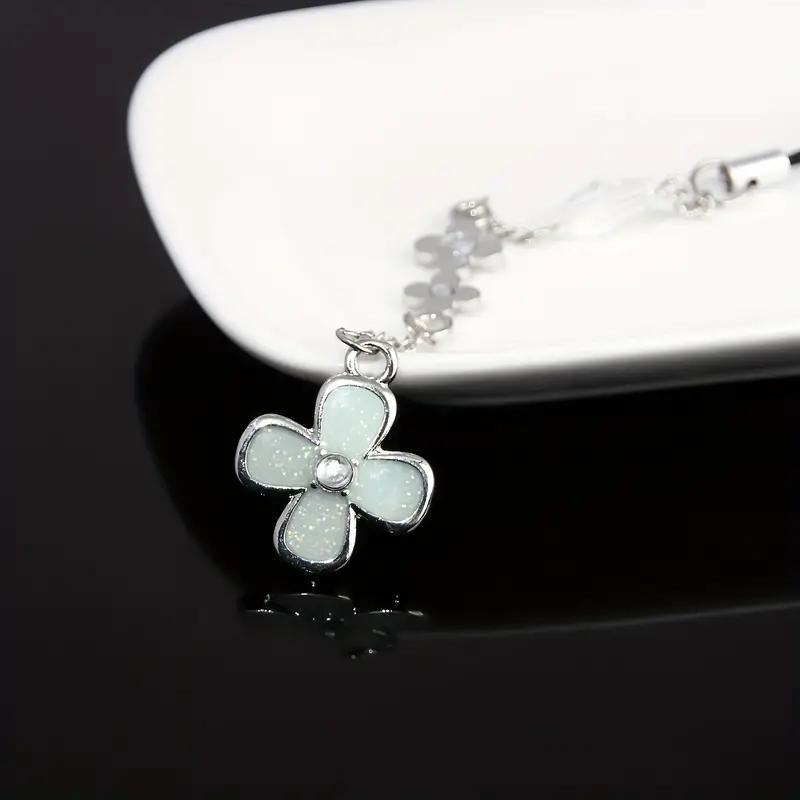 Four-leaf Clover Design Phone Chain, 1 Count Cute Phone Lanyard, Fashion Phone Strap for Women & Girls, Mobile Phone Decoration Accessories