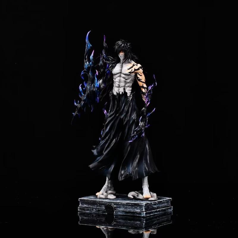 Gk Bleach Mugetsu Ichigo Action Figure Statue Desktop Ornaments PVC Collection Anime 33cm Kurosaki Ichigo 1.0 Figures Model Toys