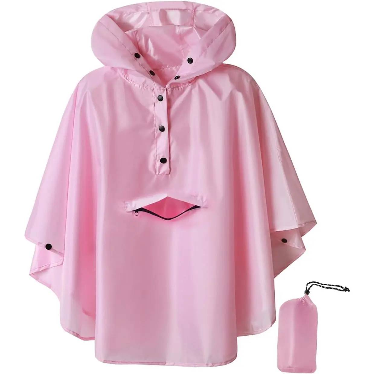 Lightweight Kids Rain Poncho Jacket Waterproof Outwear Rain Coat