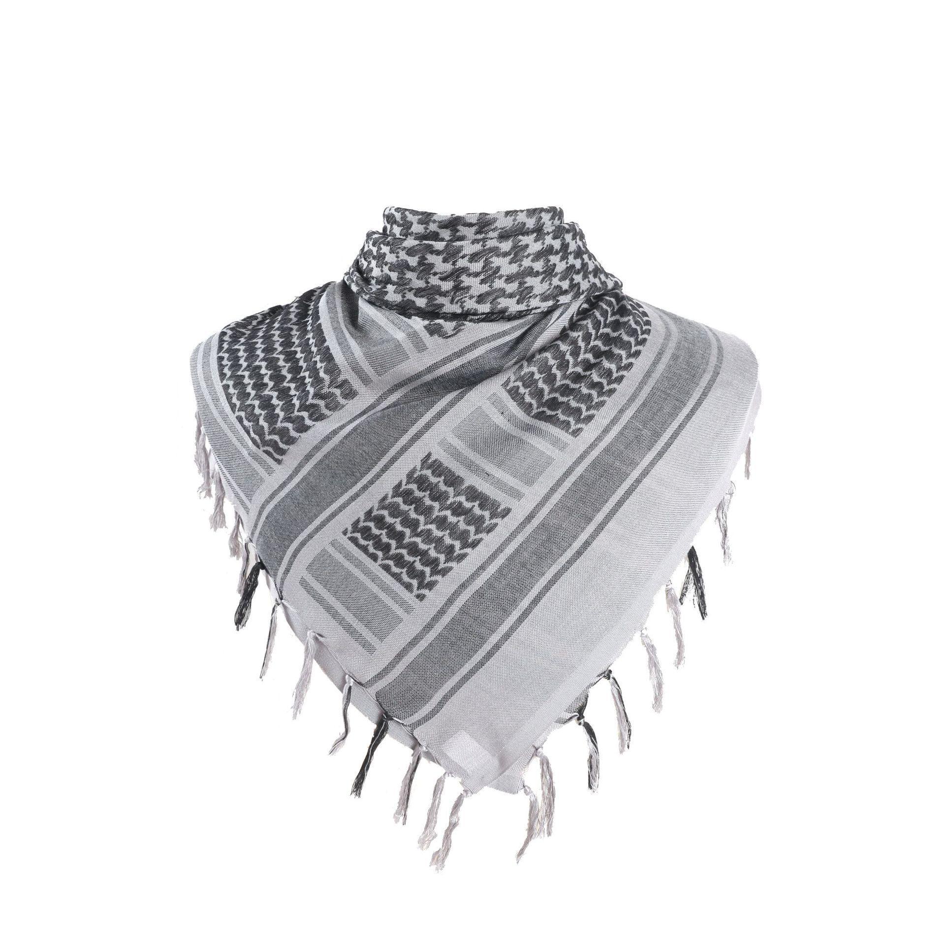 Tactical Military ShemaghScarf for Men and Women, 100% Cotton Keffiyeh Desert Wrap with Fringed Edges, Breathable Outdoor Headwear for Hiking, Camping, Airsoft, and Sun Protection in All Seasons fall hat western wear design style beret green cowboy Turban
