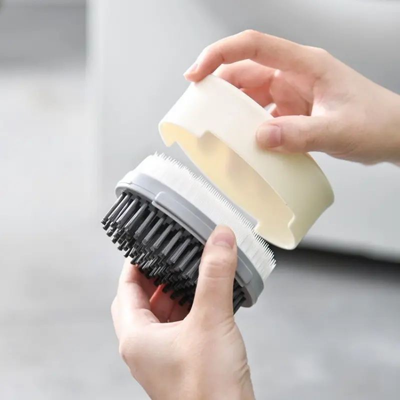 2-In-1 Multi-Function Cleaning Brush, Dual-Sided Household Laundry Brush, Hard Bristles for Kitchen, Soft Bristles for Clothes