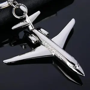 Metal Airplane Model Keychain, Creative Pendant and Lightweight Bag Charm, Travel Gift for Aviation Fans, Bag Charms