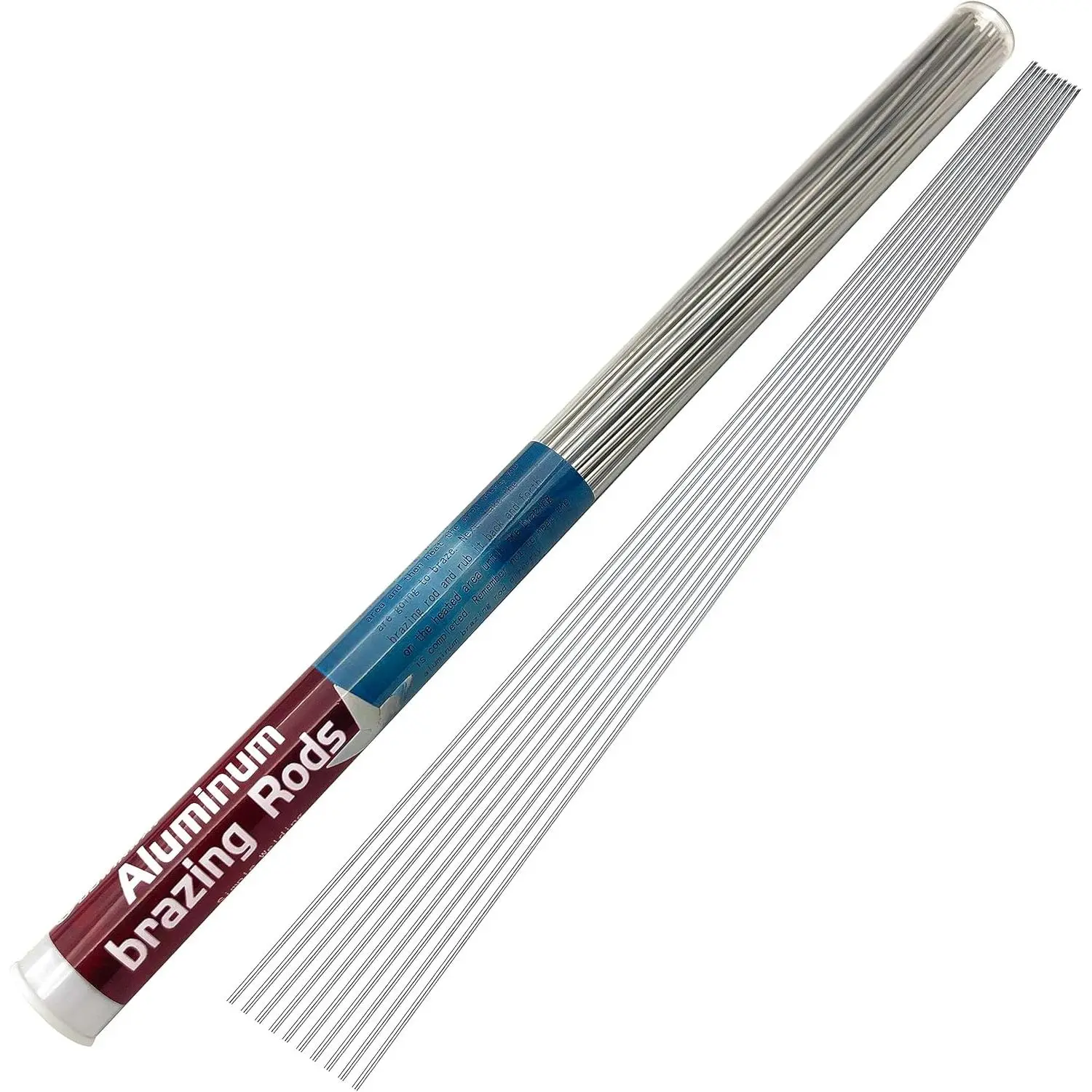 50-Pack 1/16''x13'' Aluminum Brazing Rods,Rods Aluminum Rods for Propane,Aluminum Repair