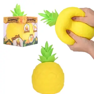 Soft Pineapple Stress Relief Toy, 6.5-Inch Thick Giant Soft Fruit Shape, Sensory Pressure Ball for Kids, Teens, Adults, Squishy Sensory Fidgets