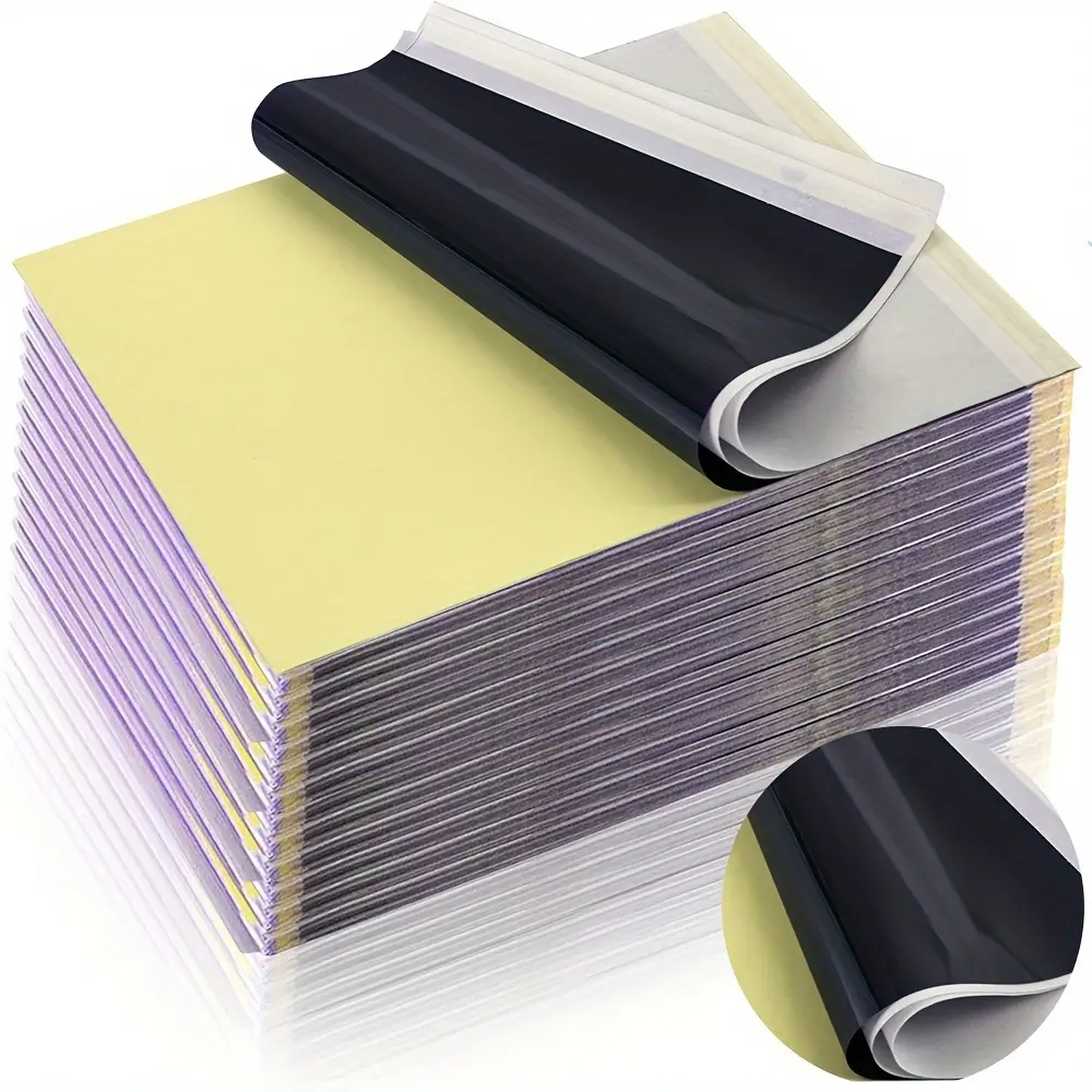 Premium Tattoo Transfer Paper with excellent transferring performance, compatible with smartphones & tablets like P90, M08F and various tattoo stencil printers. Perfect for professional tattoo artists for tattoo design transfer and personal use.