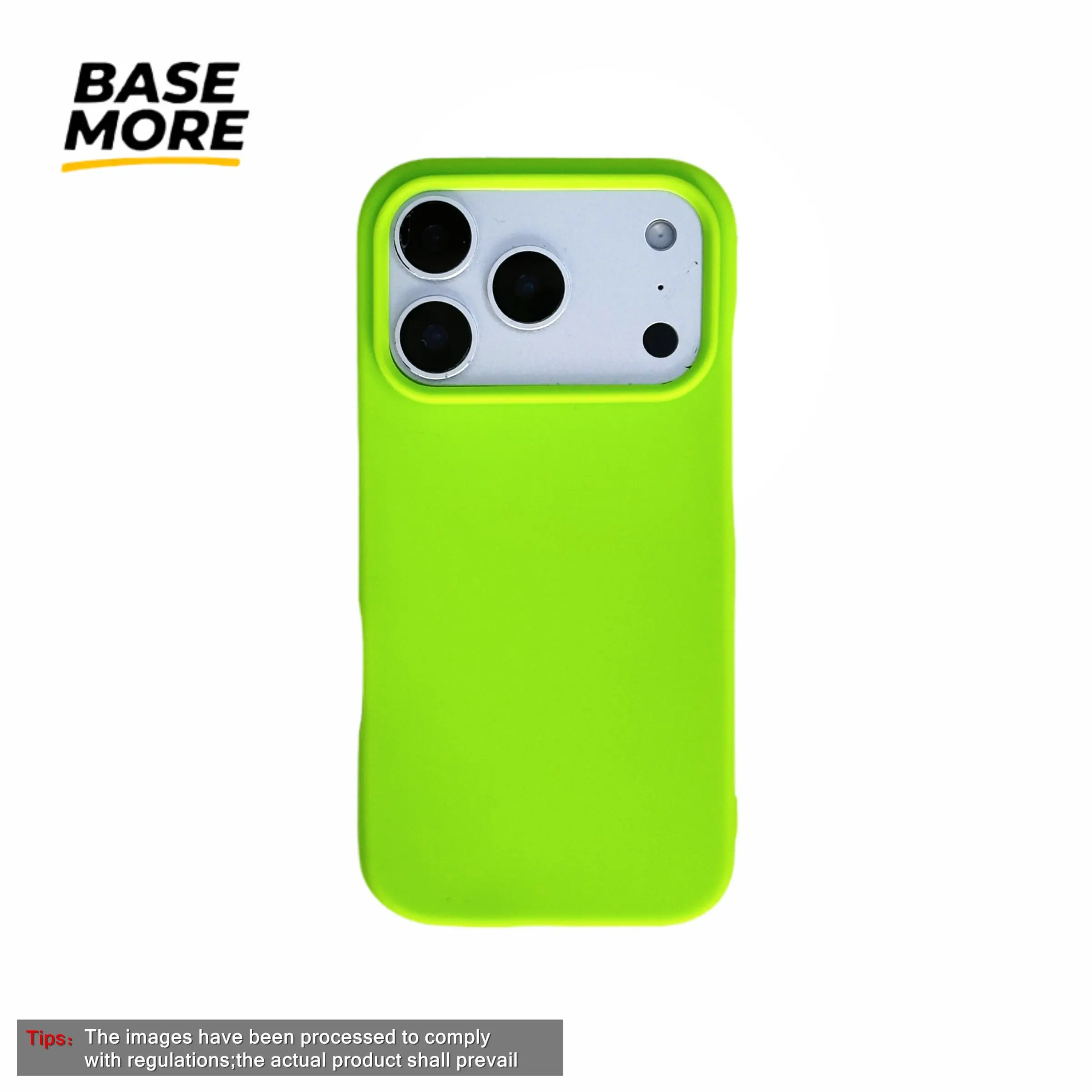 Bold Neon Green Frosted Matte Case, Shock Absorbing Durable Protective Shell For iPhone 17/16/15/14/13